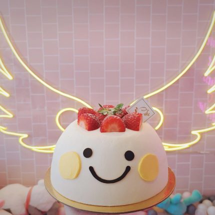 Cute Smiling Face Durian Cake – A Whimsical Delight for Every Celebration | iCake Melbourne