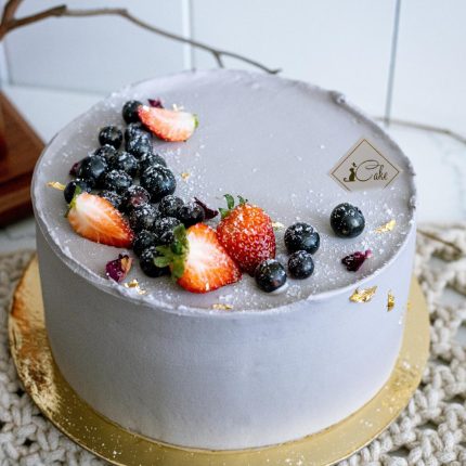 Grey Fruity Chiffon