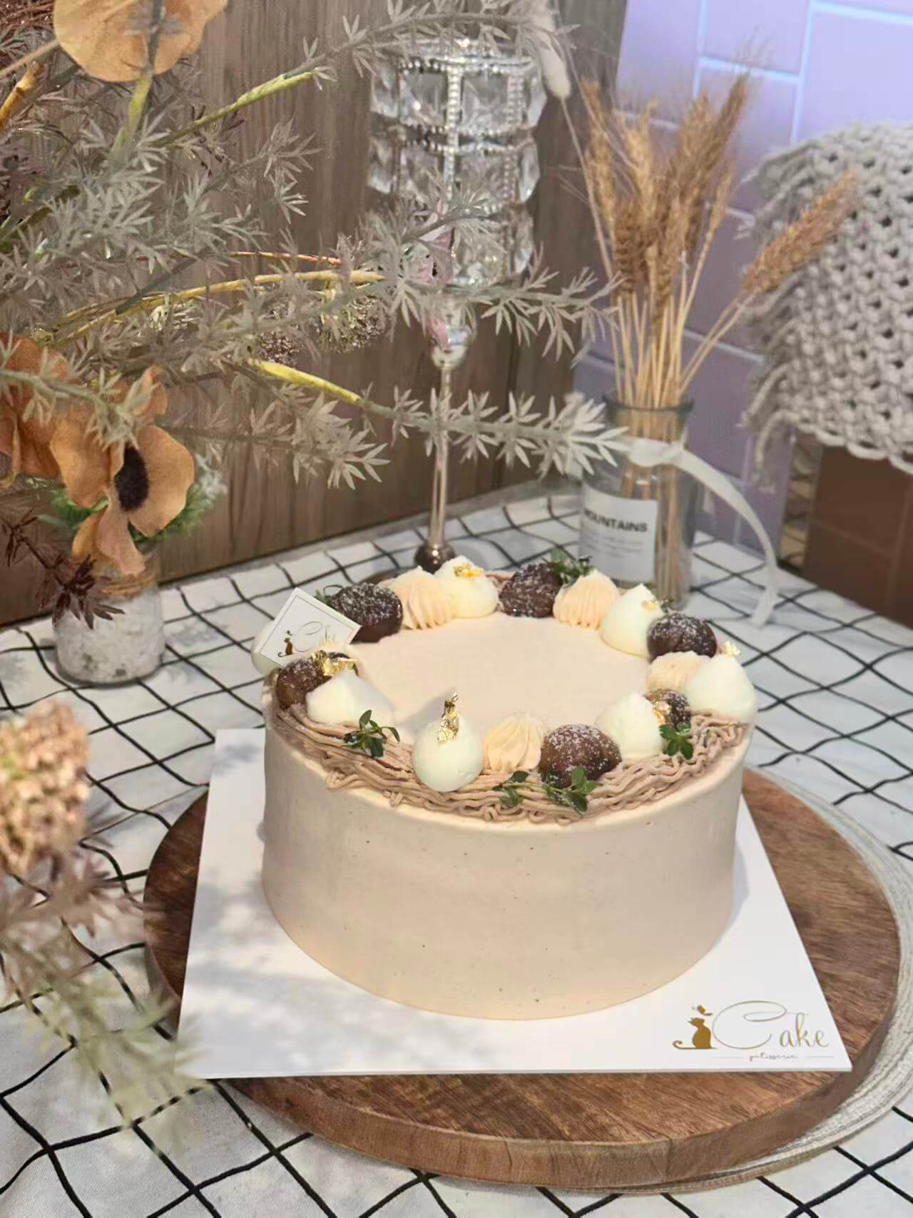 Elevate Your Senses: Experience the Warmth of Autumn with Our Chestnut Chiffon Cake - A Delightful Symphony of Seasonal Flavors! - Image 2