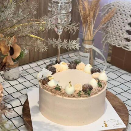 Elevate Your Senses: Experience the Warmth of Autumn with Our Chestnut Chiffon Cake - A Delightful Symphony of Seasonal Flavors!