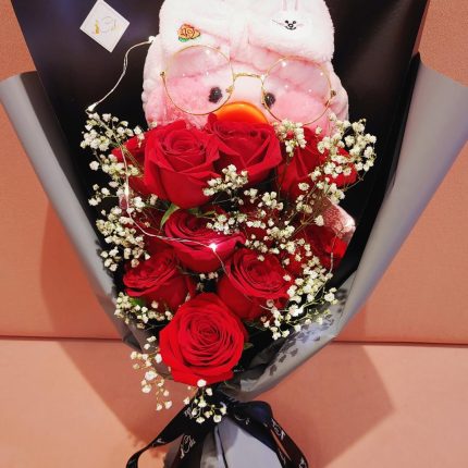 11 Roses with Duck