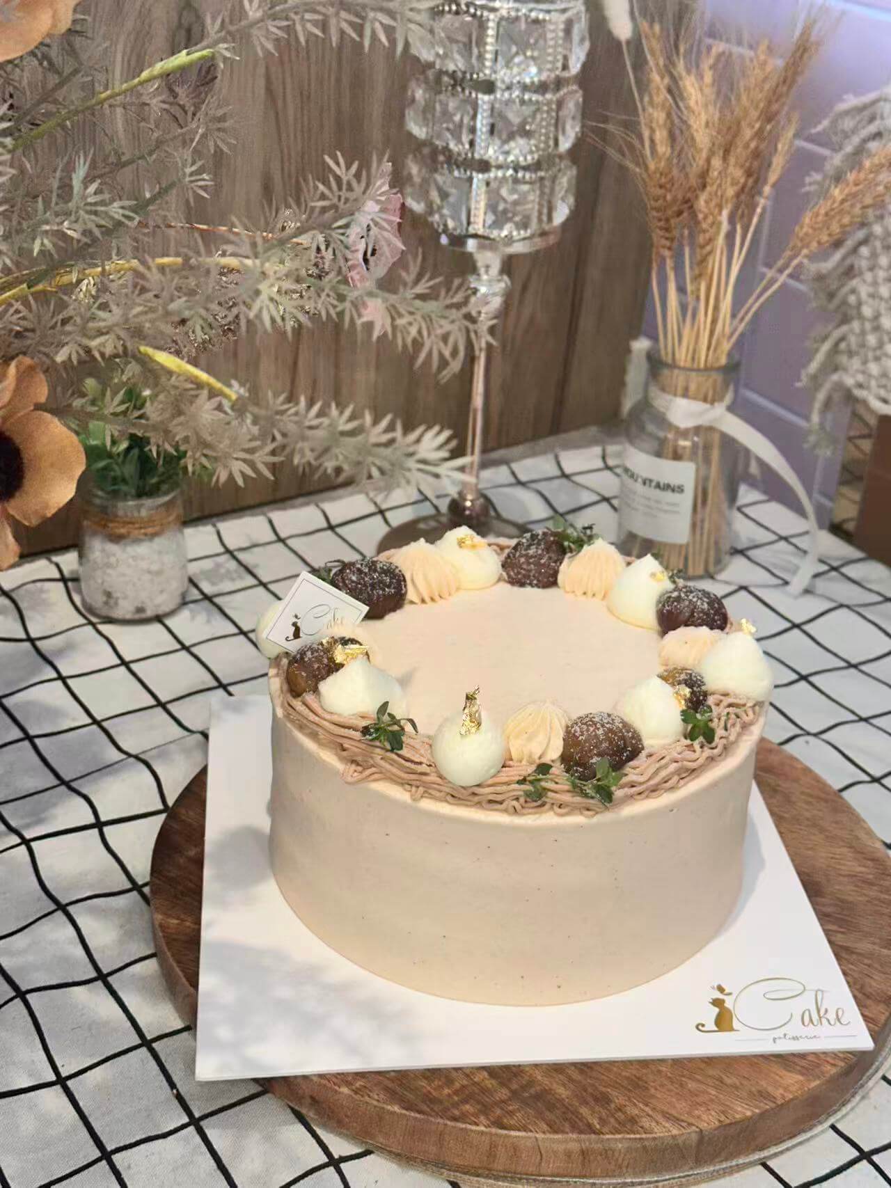 Elevate Your Senses: Experience the Warmth of Autumn with Our Chestnut Chiffon Cake - A Delightful Symphony of Seasonal Flavors! - Image 3