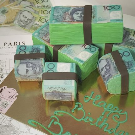 Indulge in Luxury with iCake's "Money Money Money" Cake Design
