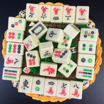 Delightful Mahjong Cake: iCake's Masterpiece