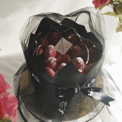 Exquisite Strawberry Rose Cake
