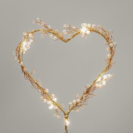 Pearls Heart with LED