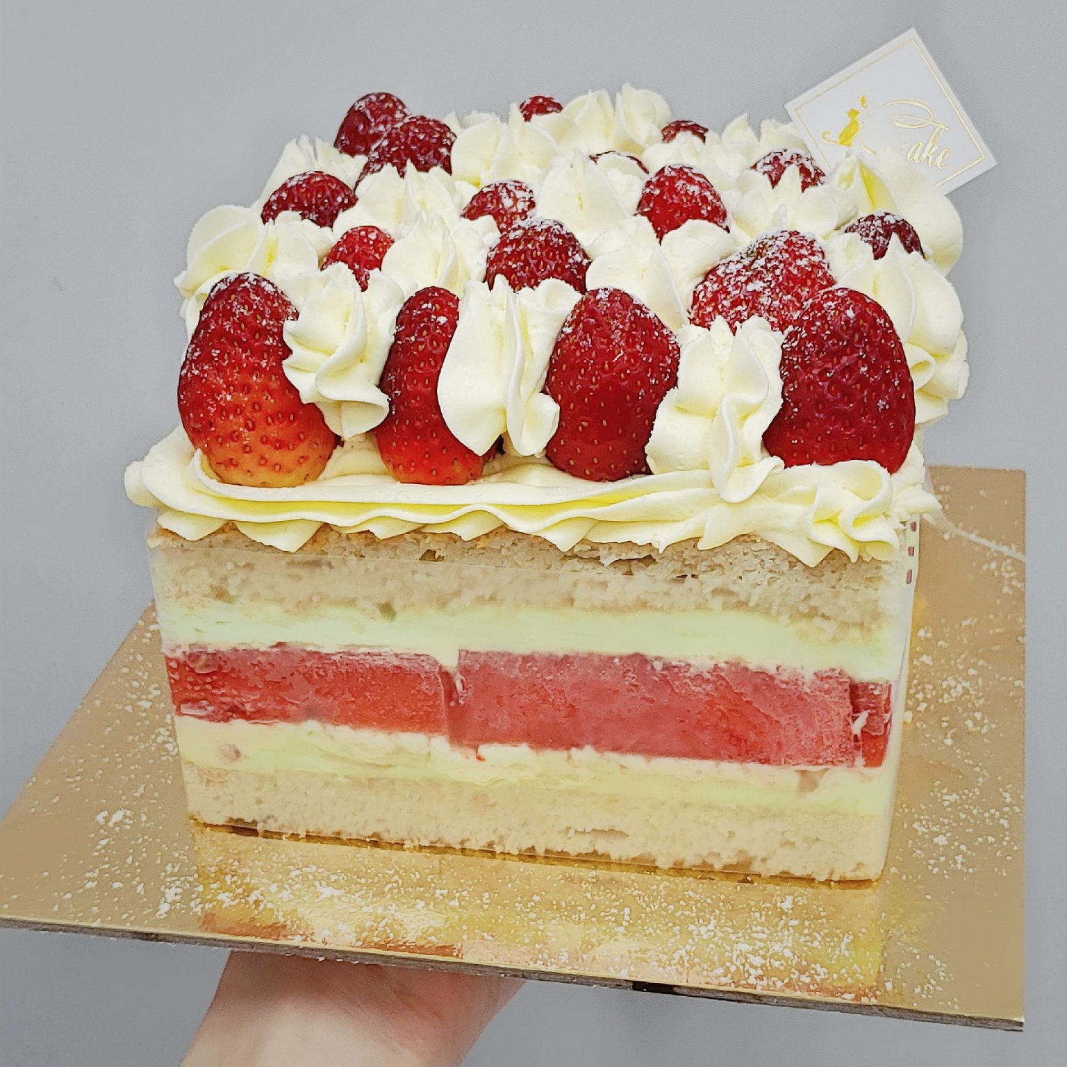 "Summertime Bliss Reloaded The Strawberry Watermelon Cake V2.0 A