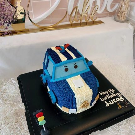 Delightful Robocar Poli Cake Design | iCake Melbourne