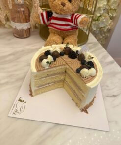 Alternative view of Vanilla Chestnut Chiffon Cake - A Delightful Symphony of Seasonal Flavors!