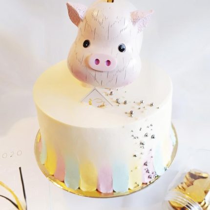 Adorable Piggy Bank Cake – A Sweet Treat for Every Occasion | iCake Melbourne