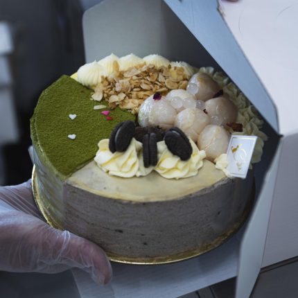 Layers of Delight: Experience Perfection with Our Crepe and Chiffon Combination Cake - A Fusion of Elegance and Flavors!