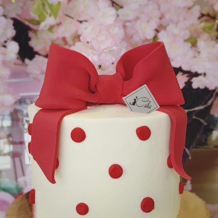 Red Dots Bow Tie
