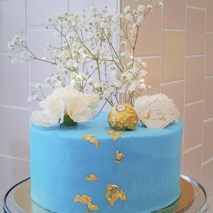 Exquisite Baby's Breath Flowers Cake | Unique Floral Designs by iCake