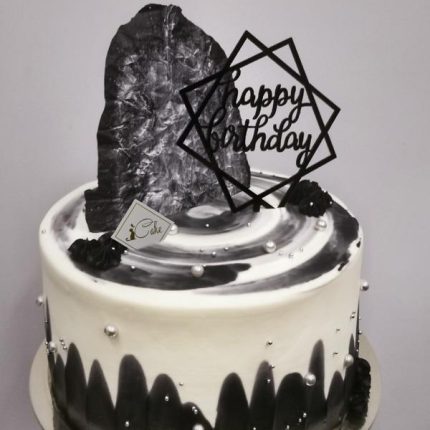 Indulge in Decadence: iCake's Exquisite Black Chocolate Chip Creation