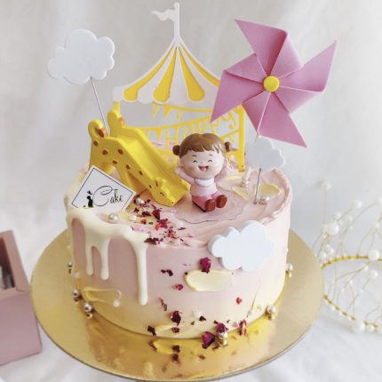 Playful Little Girl Cake – Celebrate with Whimsy | iCake Melbourne