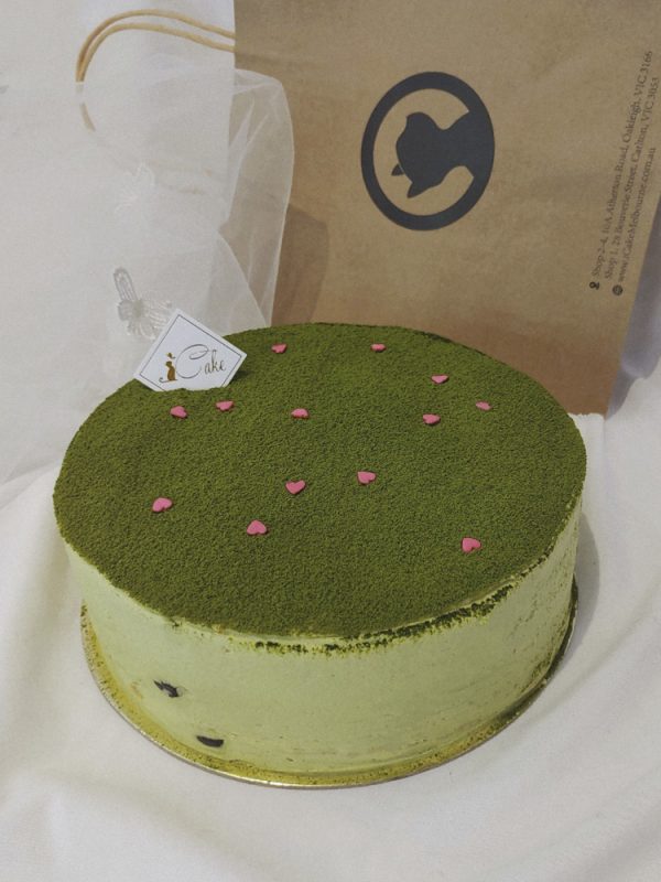 Japanese Matcha &amp; Red Beans Crepe Cake iCake Custom