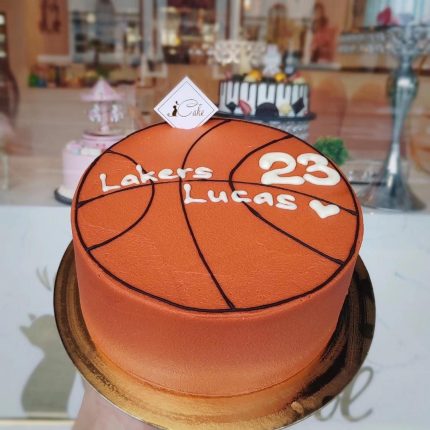 Slam Dunk Delight: Custom Basketball Cake | iCake Melbourne