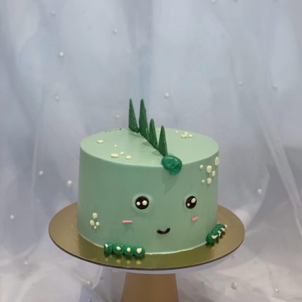 Adorable Green Dinosaur Cake – Perfect for Kids' Birthdays｜iCake Melbourne