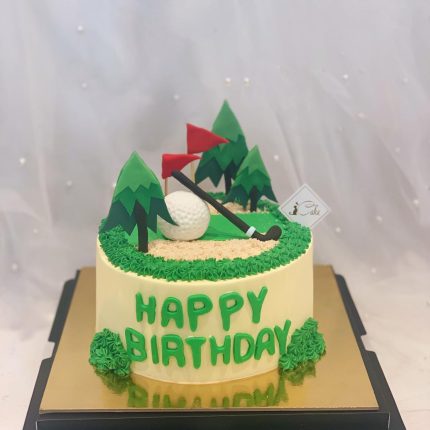 Golf-Themed Cake – Swing into Celebration Bliss | iCake Melbourne