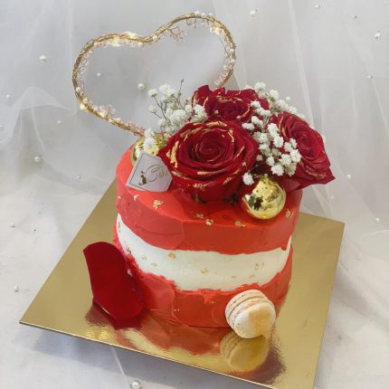 Exquisite Rose Love Cake | Romantic Cake Designs | iCake Melbourne