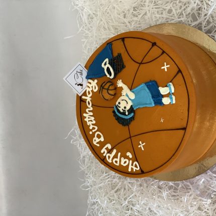 Basketball Boy Cake Design by iCake Melbourne - Celebrate with Sportsmanship and Sweetness