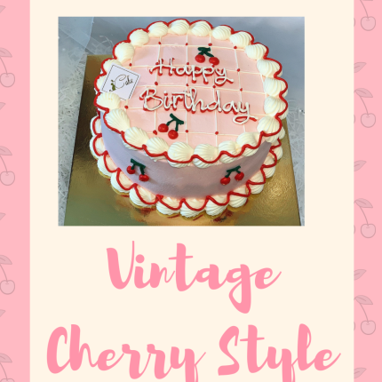 Vintage Cherry Cake | Classic Elegance for Special Occasions | iCake Melbourne