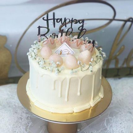 Savor Exquisite Elegance: Lychee Dripping Chiffon Cake | iCake Melbourne