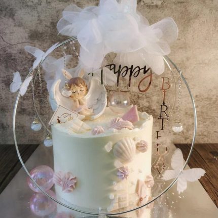 Dreamy Delight: Sleepy Baby Angel Cake | iCake Melbourne