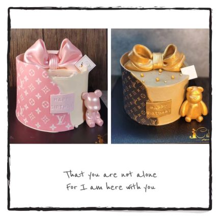 Unleash Luxury with Our LV Bearbrick Cake | iCake Melbourne