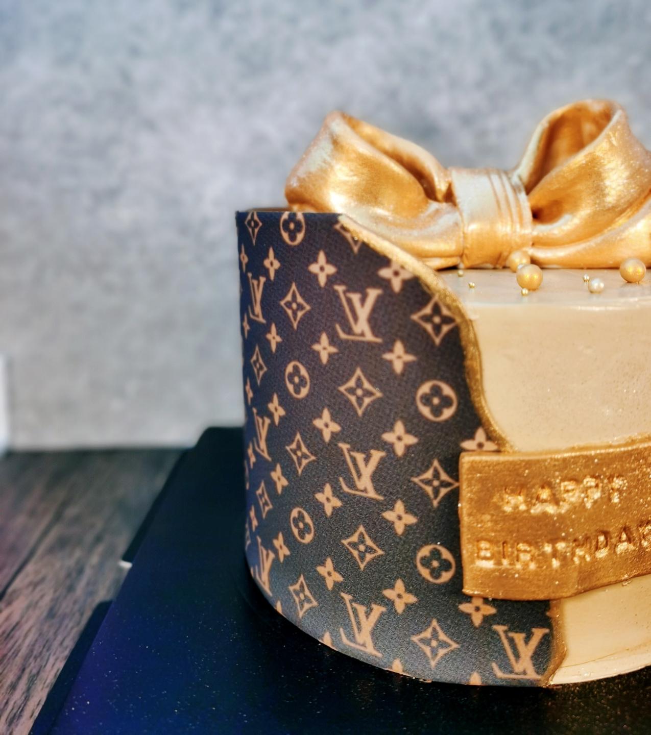 Best Two Tier Louis Vuitton Cake - AC105 - Amarantos Cakes Melbourne