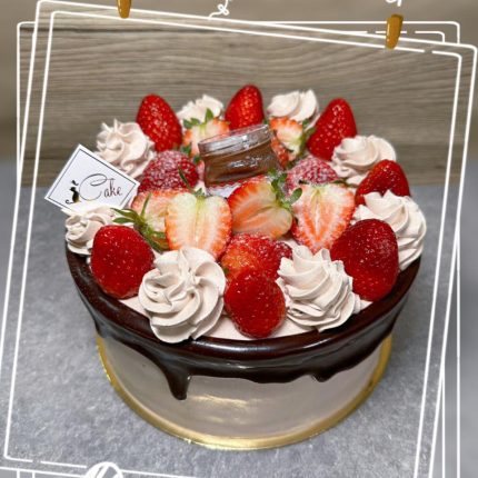 Triple Chocolate n Strawberry Cake | iCake Melbourne