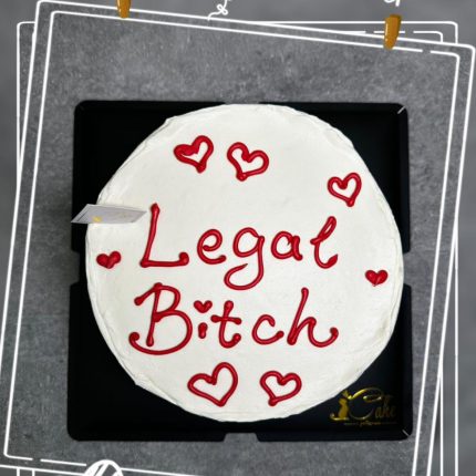 Sketching Heart Wording Cake: Embrace Sweetness with iCake's Fresh  Design