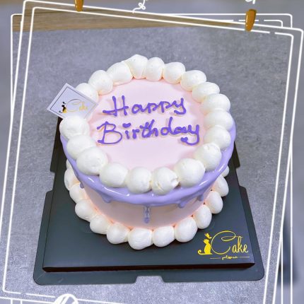 Capture the Magic with Our Pink and Purple Instagram-Style Cake: A Picture-Perfect Delight from iCake!