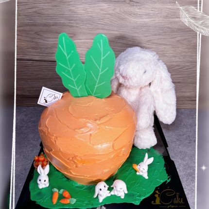 Whimsical Delight: Carrot and Bunny Cake | iCake Melbourne