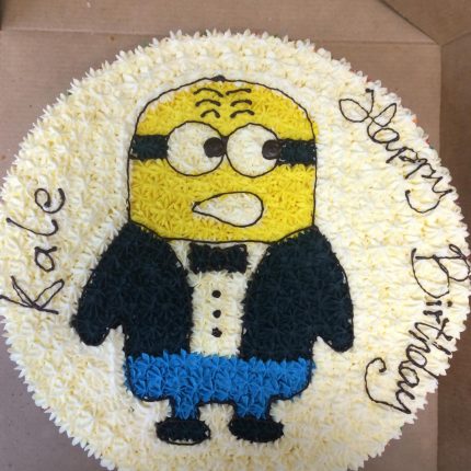Banana-rific Fun: Minions Cakes with White Base at iCake Melbourne!