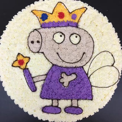Charming Peppa Pig with Purple Dress Cake Designs by iCake in Melbourne
