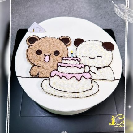 Love Bears All: iCake's Teddy Bear Couple Cake in Melbourne