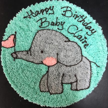 Embrace Sweet Majesty: iCake Melbourne's Elephant Series Cake - A Majestic Delight!