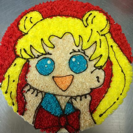 Magical Sailor Moon Cake Design by iCake Melbourne - A Sweet Celebration of Nostalgia