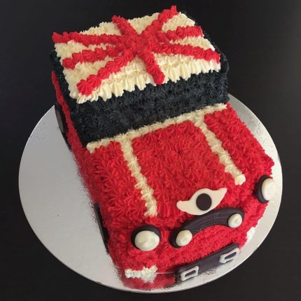 Delightful Mini Cooper Car Cake Designs by iCake in Melbourne