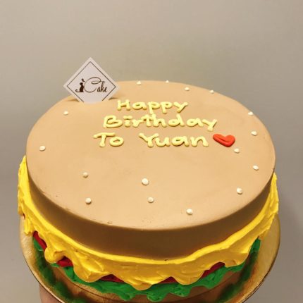 Indulge in Delicious Delights: iCake's Burger-Inspired Cake Creation in Melbourne