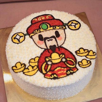 Celebrate Prosperity with our Exquisite God of Wealth Cake | iCake Melbourne