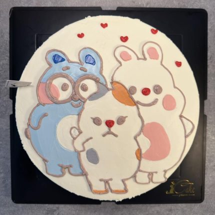 Delightful Three Bunnies Cake Design | iCake Melbourne