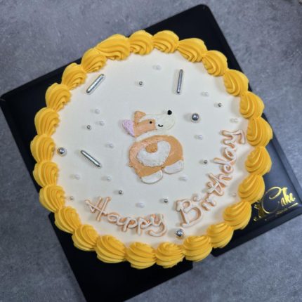 Cute Corgi Cake Design | iCake Melbourne - Custom Cakes