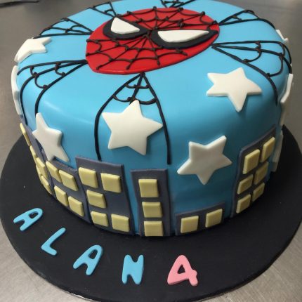 Delicious Fondant Spiderman Cake Design | iCake Melbourne