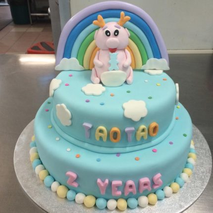 Rainbow Dragon Cake: Exquisite Delight from iCake Melbourne