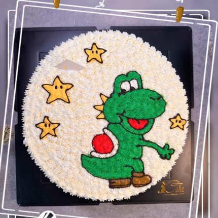 Roar into Fun: Dinosaur Yoshi Cake Creations by iCake in Melbourne