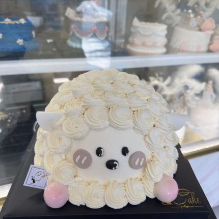 Adorable Sheep Fondant Cake Design | iCake Melbourne