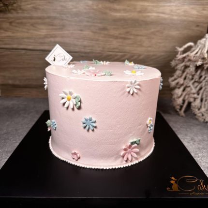 Fondant Daisy Cake Design | iCake Melbourne
