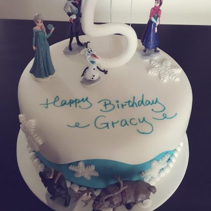 Frozen Wonderland Elsa Cake in Melbourne | iCake Delights